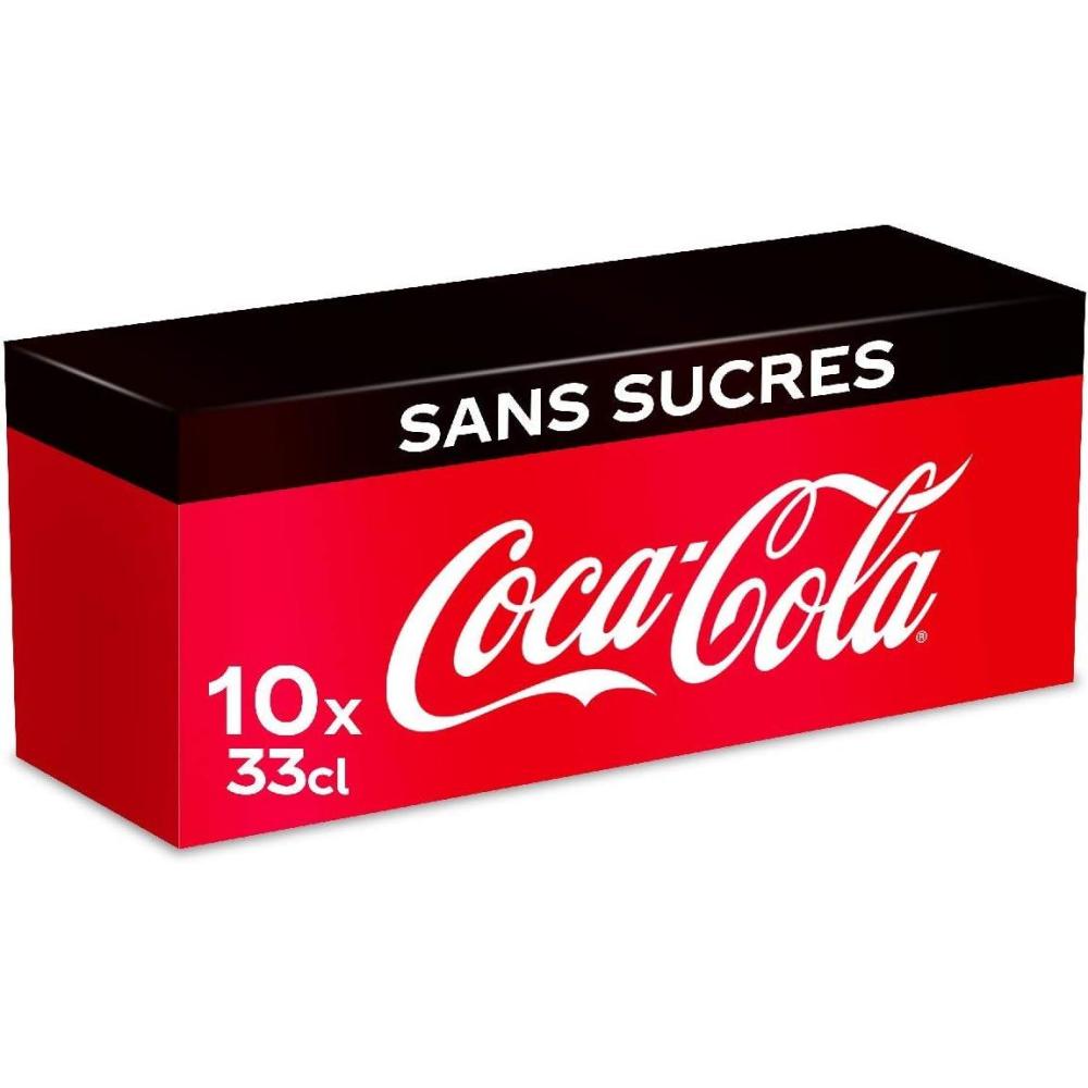 imageCocaCola Sans Sucres 10x33cl canettes