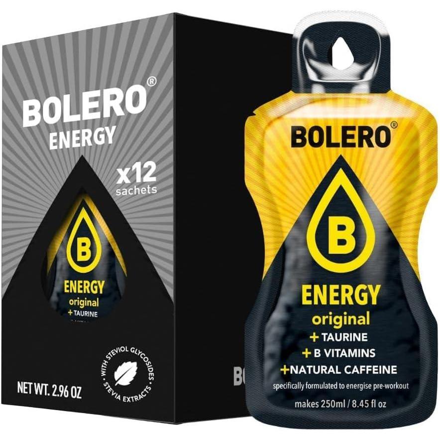 imageBolero Energy 7 g x 12 sachets Boisson en poudre sans sucre Vgan ampamp sans gluten Pour un mode de vie actif 12x7g Power PunchOriginal