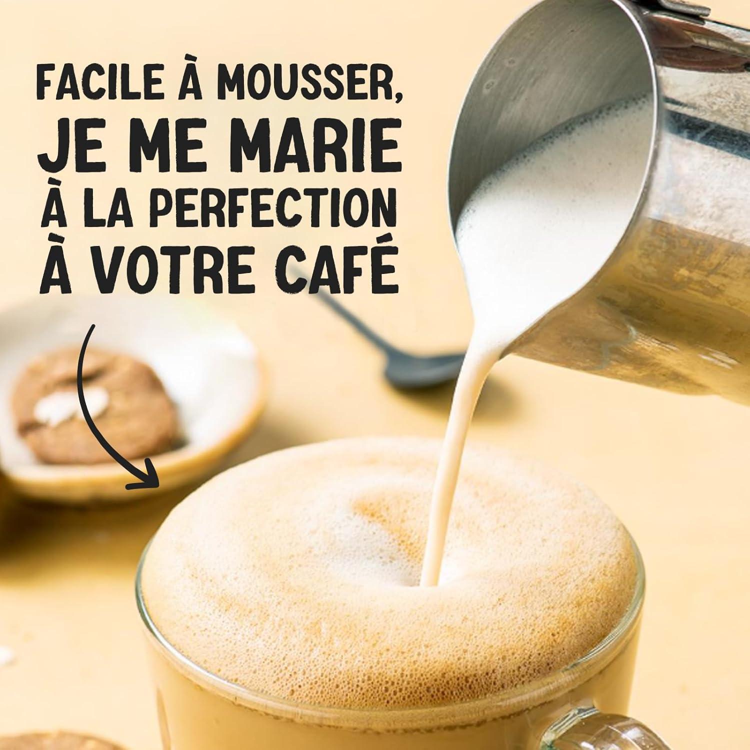 imageAlpro Spcial pour Caf Avoine Boisson Vgtale Avoine Barista Facile Mousser Naturellement Sans Lactose Sans Sucres Ajouts Source de Fibres ampamp Vitamines B2 ampamp D2 8x750 mLAvoine