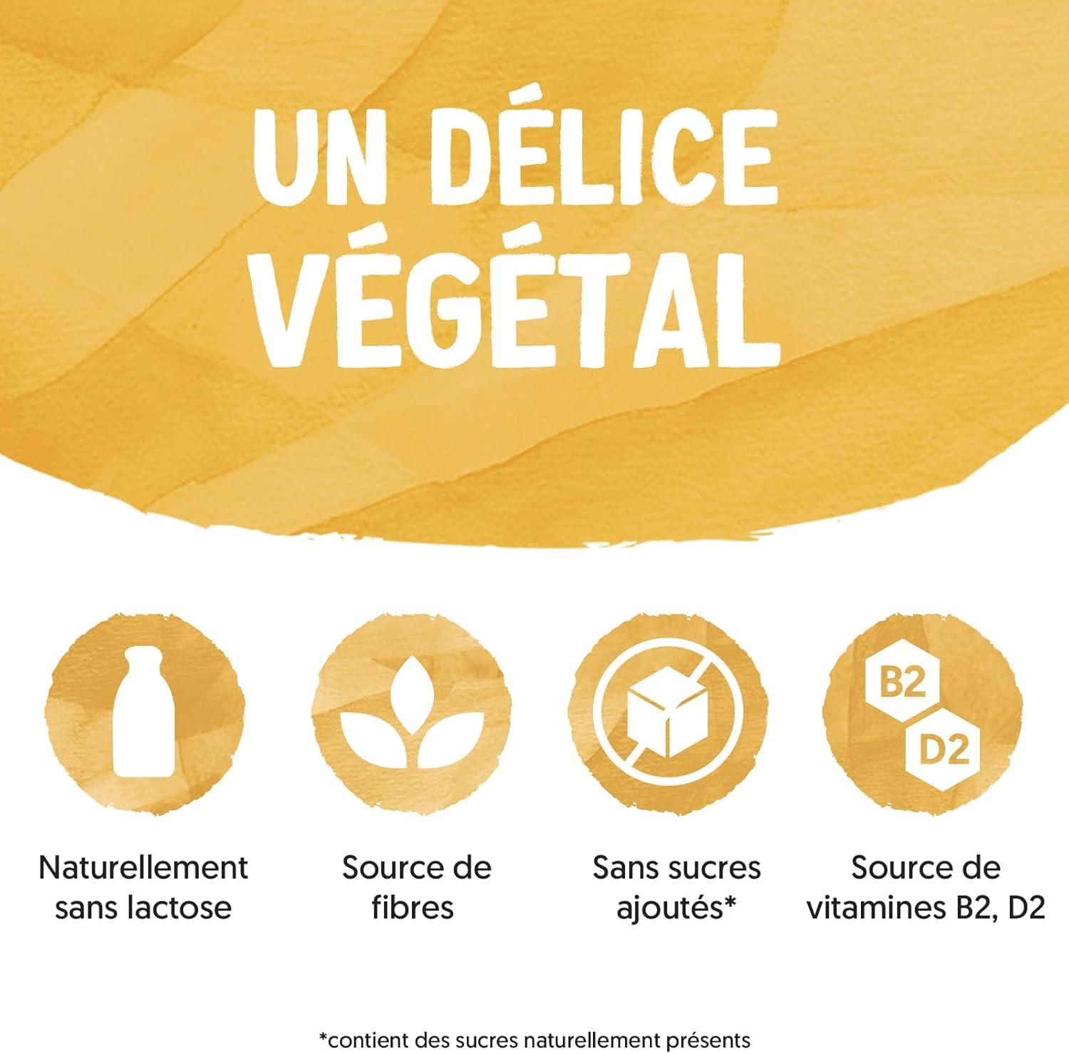 imageAlpro Spcial pour Caf Avoine Boisson Vgtale Avoine Barista Facile Mousser Naturellement Sans Lactose Sans Sucres Ajouts Source de Fibres ampamp Vitamines B2 ampamp D2 8x750 mLAvoine