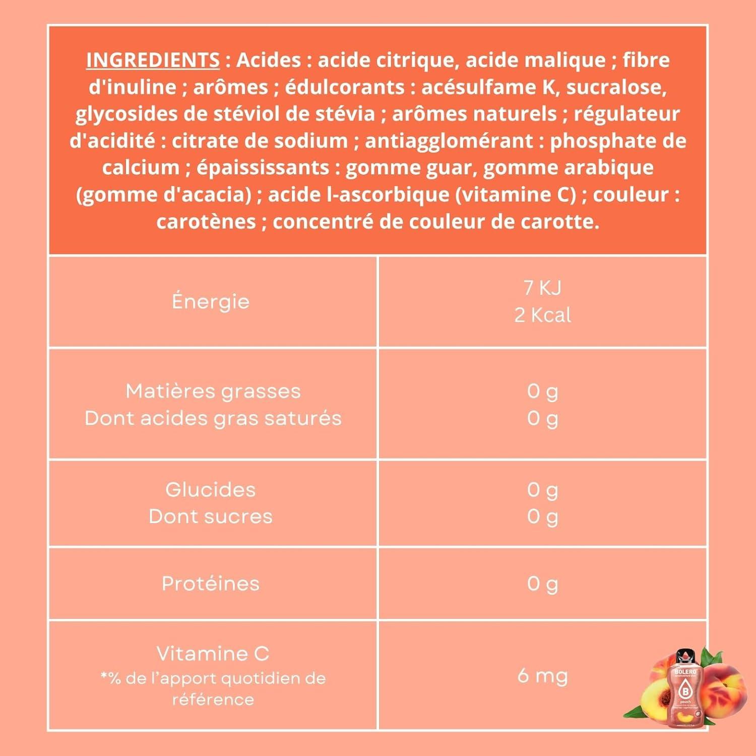 imageBOLERO Menthe 10 sticks 9g de Poudre pour Boisson sans sucre la Stevia Sans Conservateur ni colorants artificiels Faible en calories il convient pour toute la FamillePche