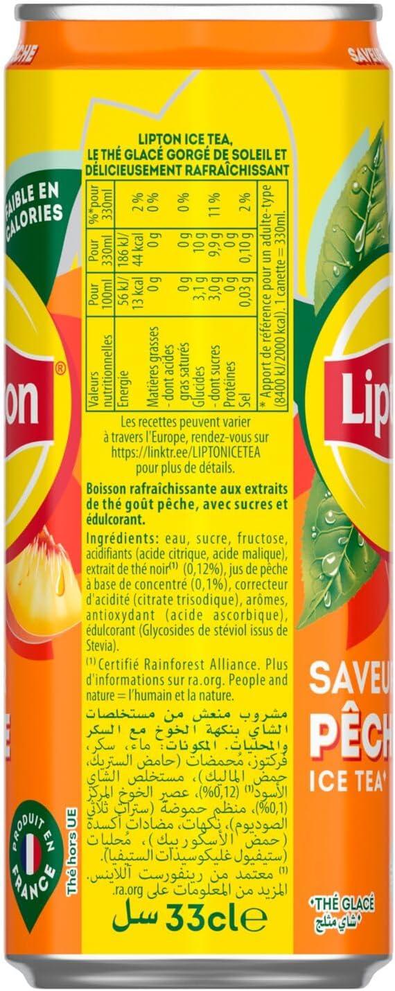 imageLipton Ice Tea Saveur Pche12 x 150mlCanettes