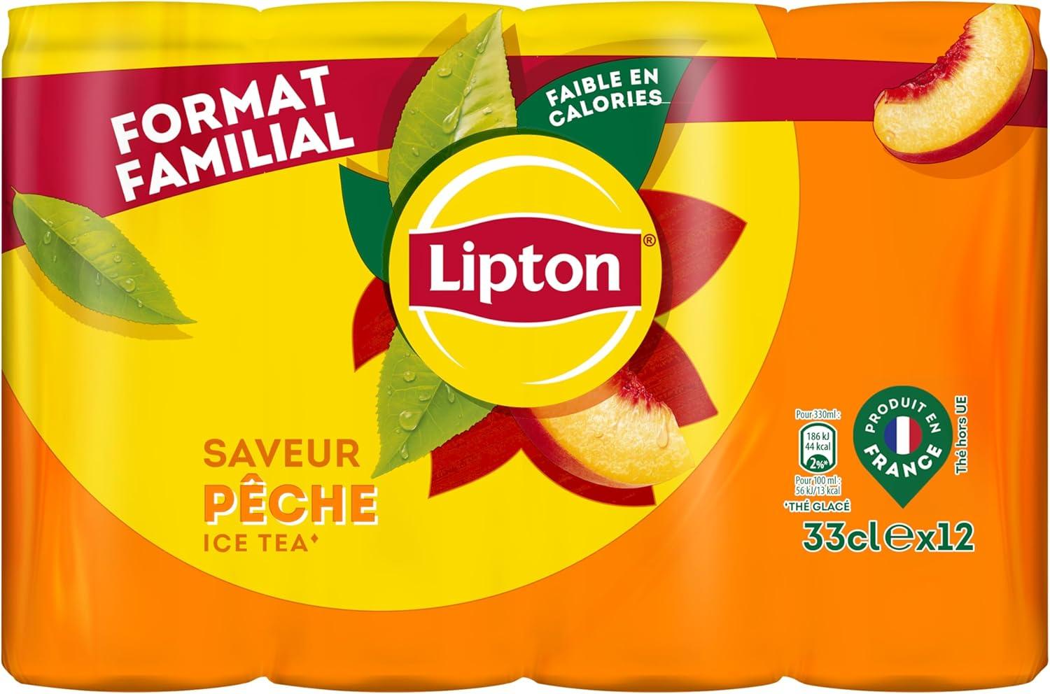 imageLipton Ice Tea Saveur Pche12 x 150mlCanettes