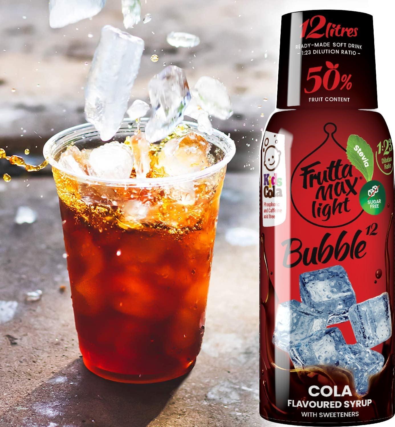 imageFruttaMax Sirop dAbricot Sans Sucre 60 de Fruit Rel Sirop Faible Teneur en Calories pour Sodas Cocktails ampamp Desserts 500mlCola Light
