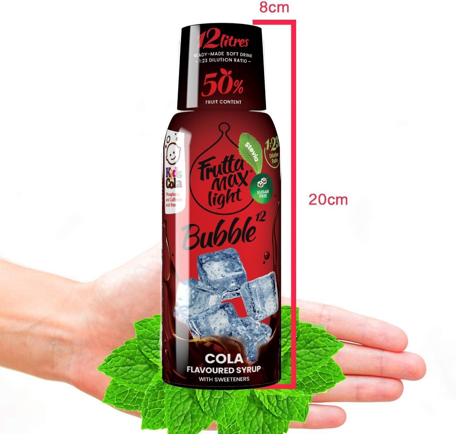 imageFruttaMax Sirop dAbricot Sans Sucre 60 de Fruit Rel Sirop Faible Teneur en Calories pour Sodas Cocktails ampamp Desserts 500mlCola Light