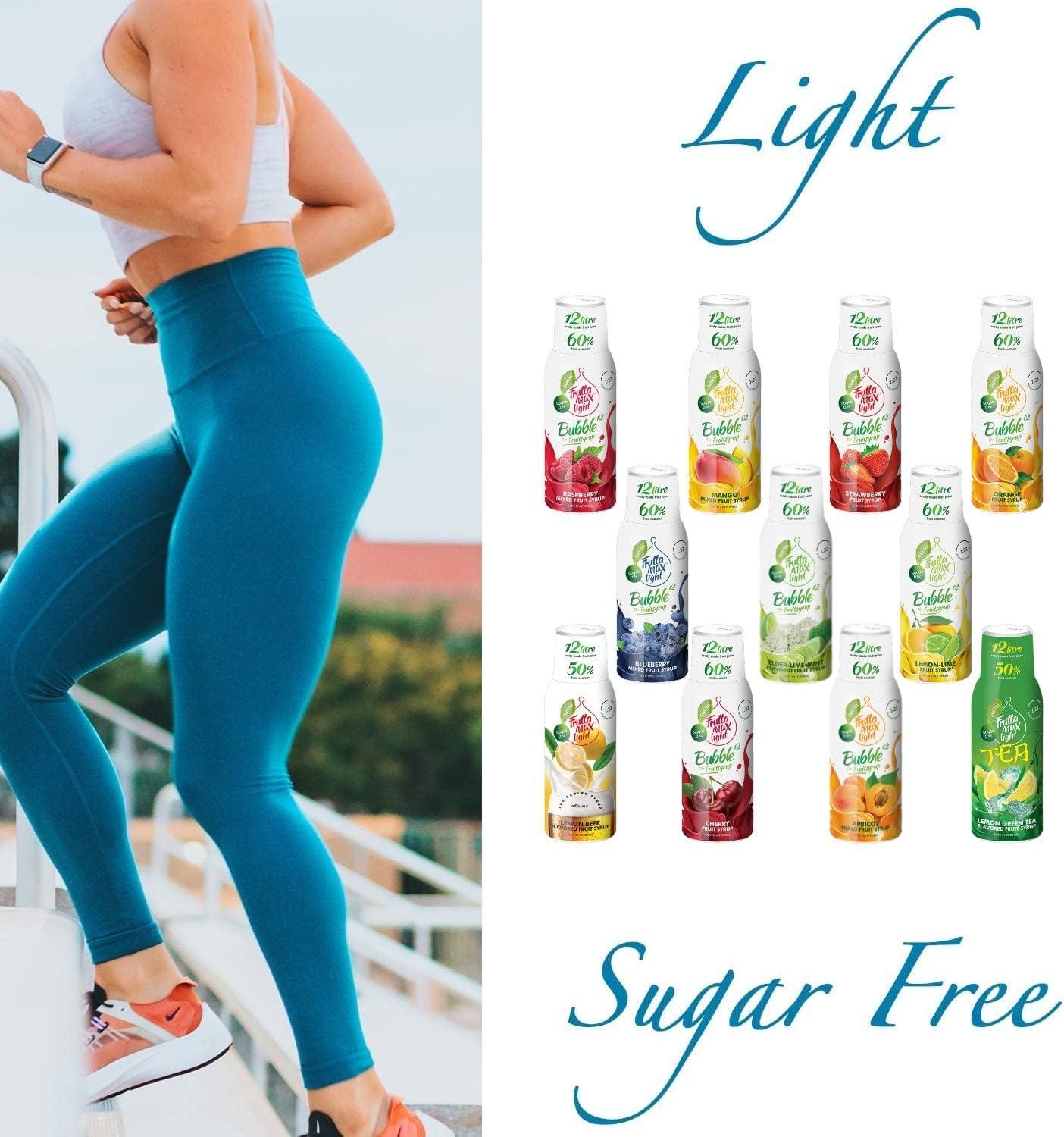 imageFruttaMax Sirop dAbricot Sans Sucre 60 de Fruit Rel Sirop Faible Teneur en Calories pour Sodas Cocktails ampamp Desserts 500mlFraise Light