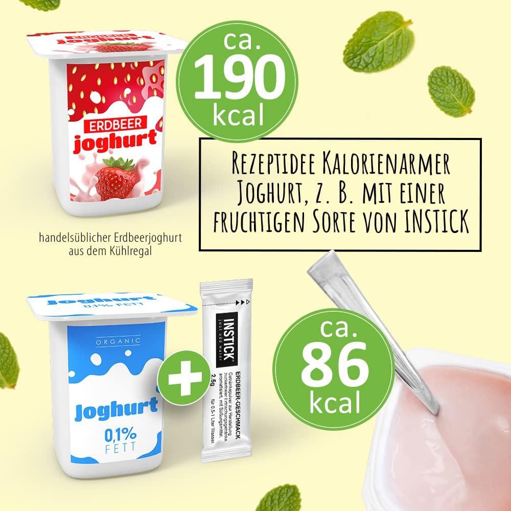 imageINSTICK Boisson instantane sans sucre Mlange de th glac Varits de th vert et dextrait de th noir 1 paquet de 12 sachets pour 12x05L boisson en poudre vgtalienne