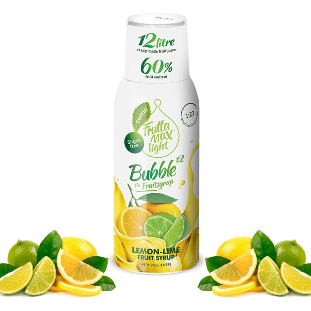imageFruttaMax Sirop dAbricot Sans Sucre 60 de Fruit Rel Sirop Faible Teneur en Calories pour Sodas Cocktails ampamp Desserts 500mlCitronCitron Vert Light
