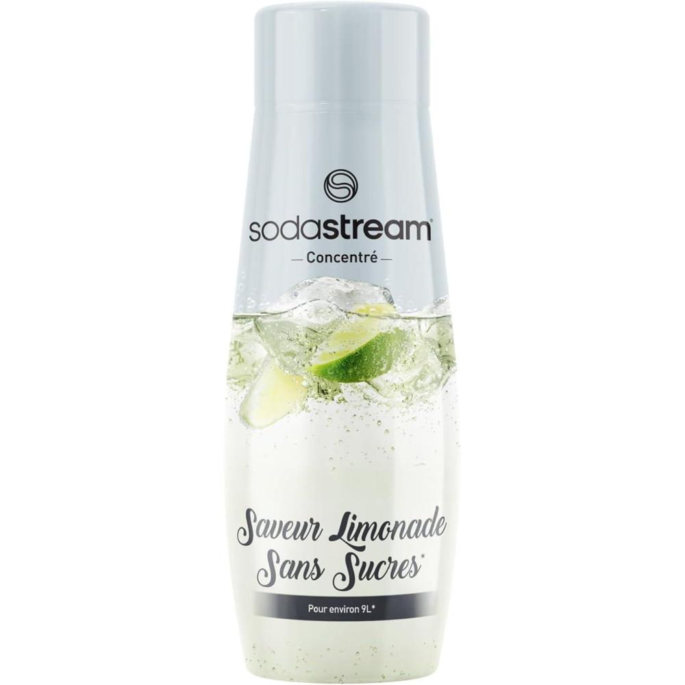 imageSodaStream Concentr Limonade Sans Sucres pour Machine Eau Ptillante et Soda Prparez jusqu 9 Litres de Limonade en Quelques Secondes 440ml