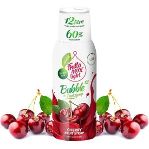 FruttaMax Sirop d’Abricot Sans Sucre – 60% de Fruit Réel | Sirop à Faible Teneur en Calories pour Sodas, Cocktails & Desserts – 500ml(Cerise – Light)