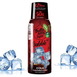 FruttaMax Sirop d’Abricot Sans Sucre – 60% de Fruit Réel | Sirop à Faible Teneur en Calories pour Sodas, Cocktails & Desserts – 500ml(Cola – Light)