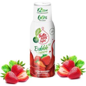FruttaMax Sirop d’Abricot Sans Sucre – 60% de Fruit Réel | Sirop à Faible Teneur en Calories pour Sodas, Cocktails & Desserts – 500ml(Fraise – Light)