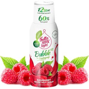 FruttaMax Sirop d’Abricot Sans Sucre – 60% de Fruit Réel | Sirop à Faible Teneur en Calories pour Sodas, Cocktails & Desserts – 500ml(Framboise – Light)