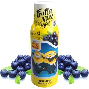 FruttaMax Sirop d’Abricot Sans Sucre – 60% de Fruit Réel | Sirop à Faible Teneur en Calories pour Sodas, Cocktails & Desserts – 500ml(Myrtille – Light – MINIONS)
