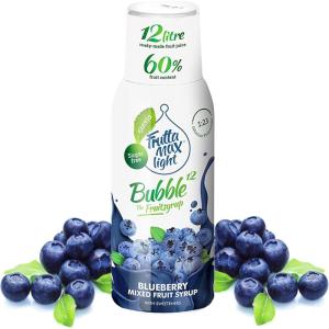 FruttaMax Sirop d’Abricot Sans Sucre – 60% de Fruit Réel | Sirop à Faible Teneur en Calories pour Sodas, Cocktails & Desserts – 500ml(Myrtille – Light)