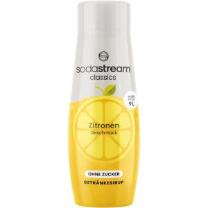 SodaStream Concentré Citron Sans Sucres pour Machine à Eau Pétillante et Soda | Préparez jusqu&rsquo;à 9 Litres de Soda au Citron en Quelques Secondes, 440ml
