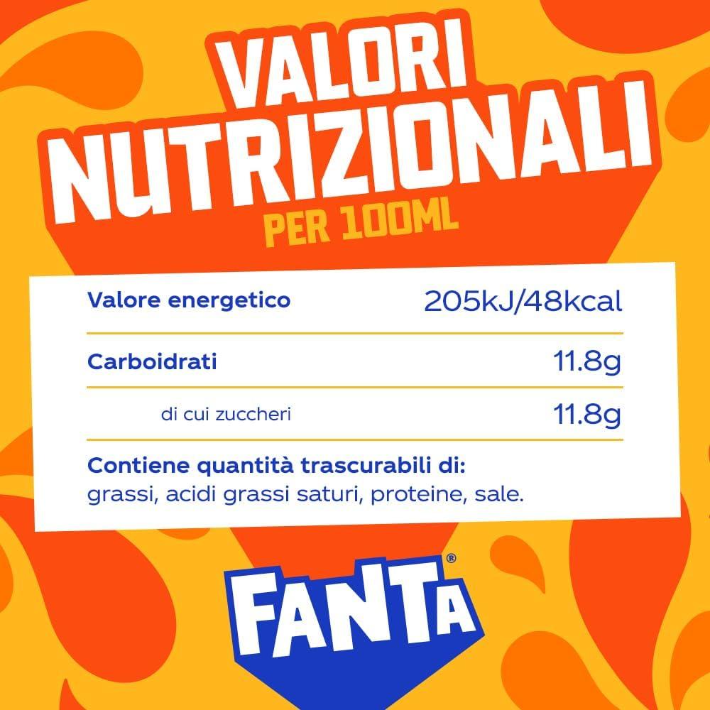 imageFanta Sans sucre ajout 6 bouteilles de 15 L avec jus doranges italiennes sans ajout de conservateurs bouteille PET 100 recyclable got rafrachissant boisson non alcoolise ptillante330 ml 4x6