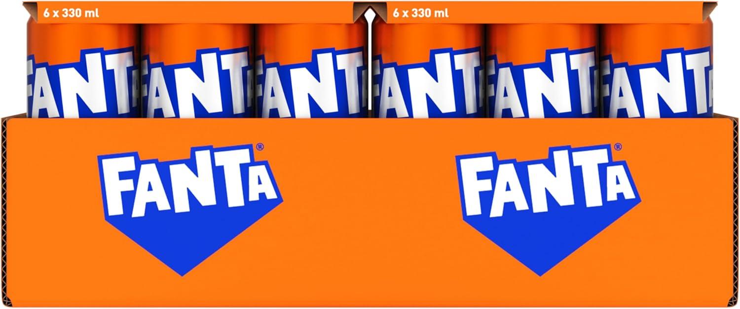 imageFanta Sans sucre ajout 6 bouteilles de 15 L avec jus doranges italiennes sans ajout de conservateurs bouteille PET 100 recyclable got rafrachissant boisson non alcoolise ptillante330 ml 4x6