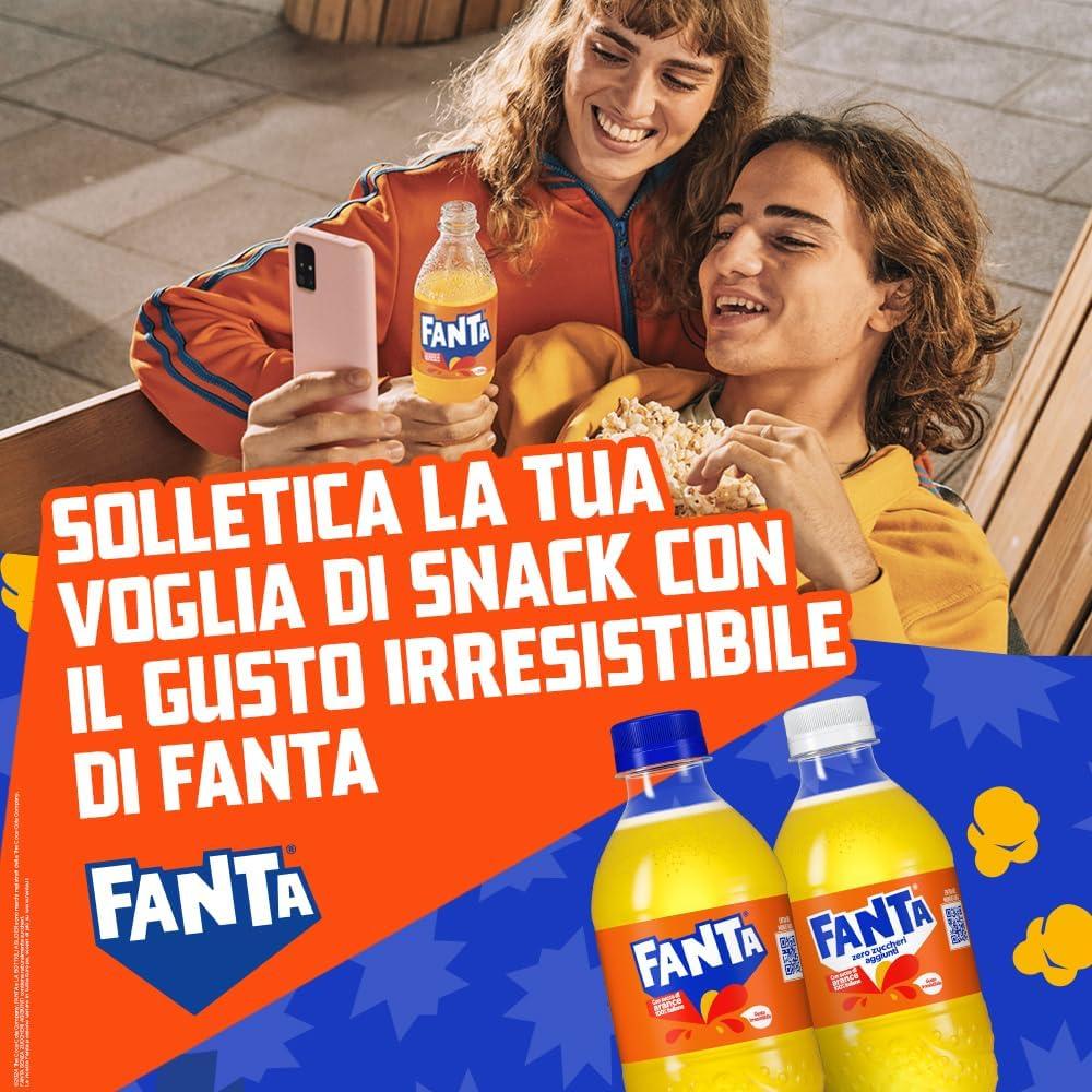 imageFanta Sans sucre ajout 6 bouteilles de 15 L avec jus doranges italiennes sans ajout de conservateurs bouteille PET 100 recyclable got rafrachissant boisson non alcoolise ptillante330 ml 4x6