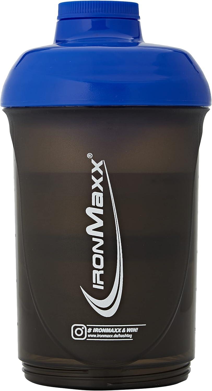 imageIronMaxx Gourde Sport Bouteille dEau Sport 22L 2200 ml Gris Gourde Sans BPA ni DEHP Water Bouteille tanche avec chelle de mesure Bottle Grande Capacit dHydratationNoir FumBleu