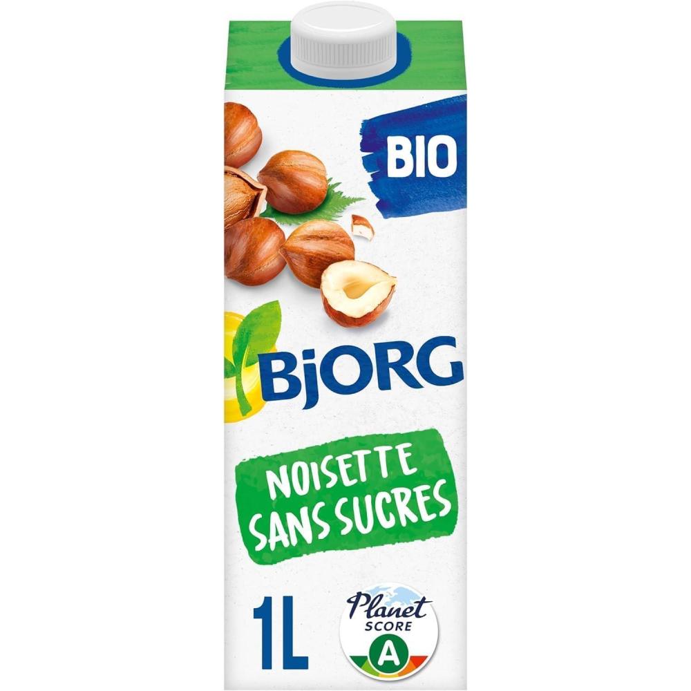 imageBJORG Boisson Noisette Sans Sucre Boisson Vgtale Bio Pauvre En Acides Gras Saturs 1LNoisette Sans Sucre