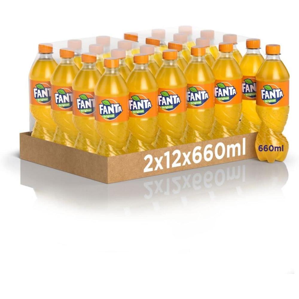 imageFanta Sans sucre ajout 6 bouteilles de 15 L avec jus doranges italiennes sans ajout de conservateurs bouteille PET 100 recyclable got rafrachissant boisson non alcoolise ptillanteOriginal 660ml