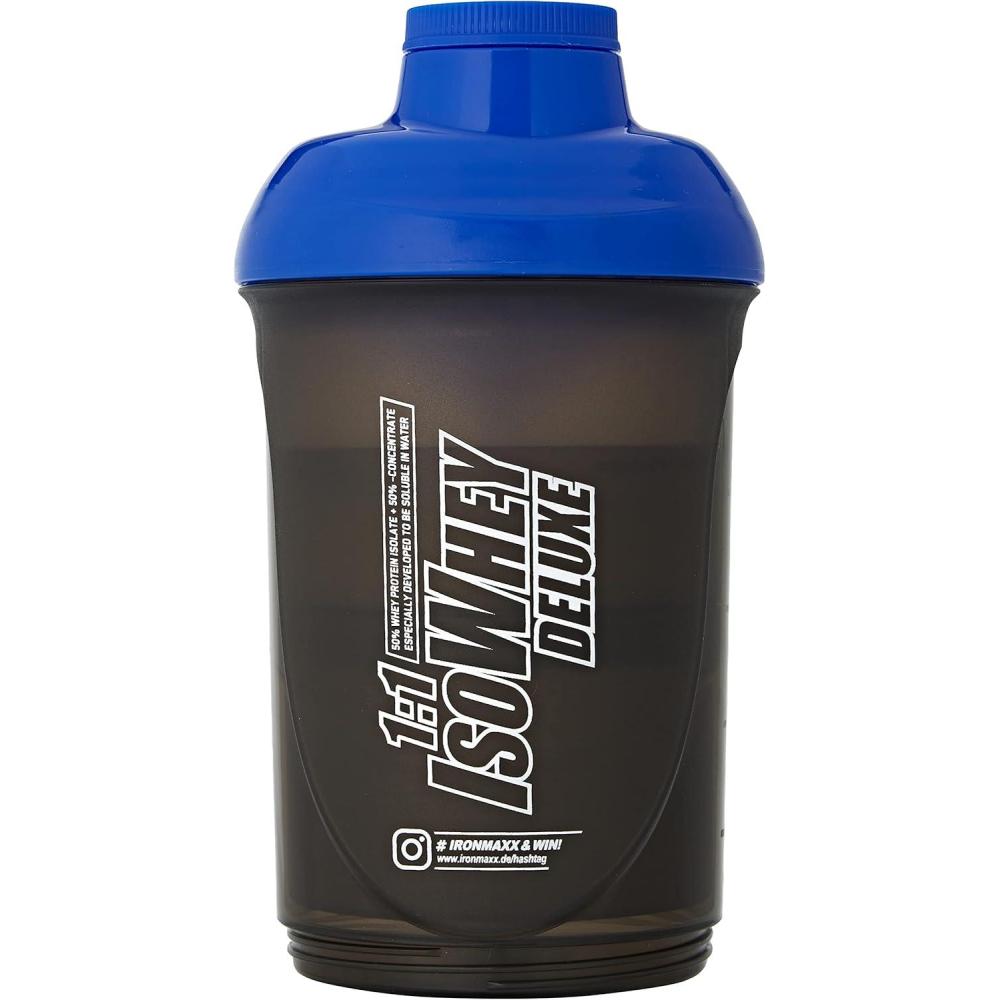 imageIronMaxx Gourde Sport Bouteille dEau Sport 22L 2200 ml Gris Gourde Sans BPA ni DEHP Water Bouteille tanche avec chelle de mesure Bottle Grande Capacit dHydratationNoir FumBleu