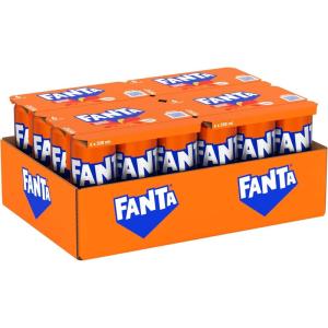 Fanta Sans sucre ajouté – 6 bouteilles de 1,5 L, avec jus d&rsquo;oranges italiennes, sans ajout de conservateurs, bouteille PET 100% recyclable, goût rafraîchissant, boisson non alcoolisée pétillante(330 ml 4×6)