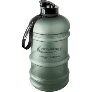 IronMaxx Gourde Sport – Bouteille d’Eau Sport 2.2L (2200 ml) Gris | Gourde Sans BPA ni DEHP Water | Bouteille étanche avec échelle de mesure Bottle Grande Capacité d’Hydratation(Frosted Mineral Gris)
