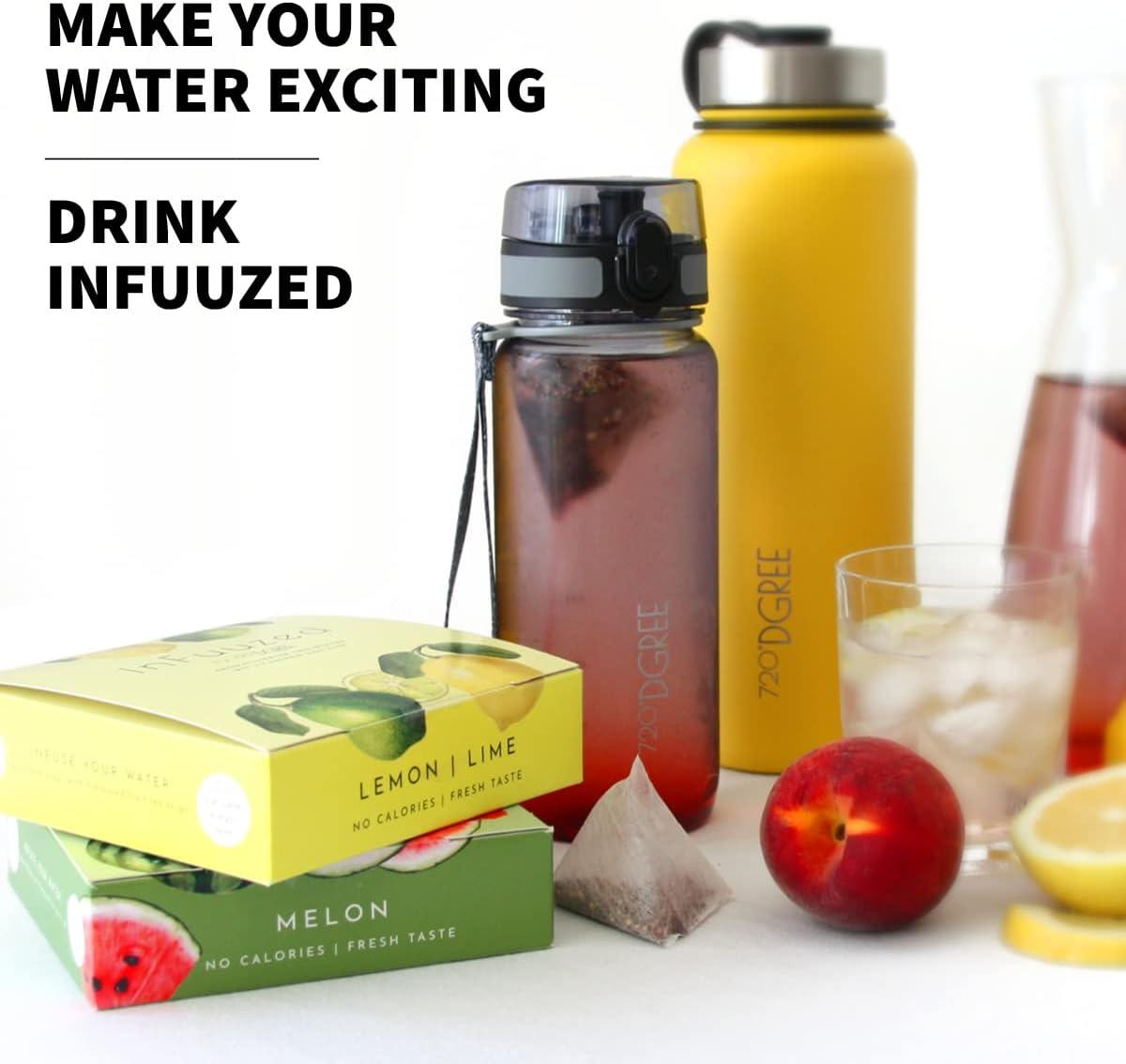 image720DGREE Got pour leau quotInFuuzedquot Paquet 5 Sortes Boisson froide sans Sucre et Calories Boissons naturellement dlicieuses pour ta gourde LAlternative aux limonade th glac siropCoffret dessai NOUVEAU 5 varits