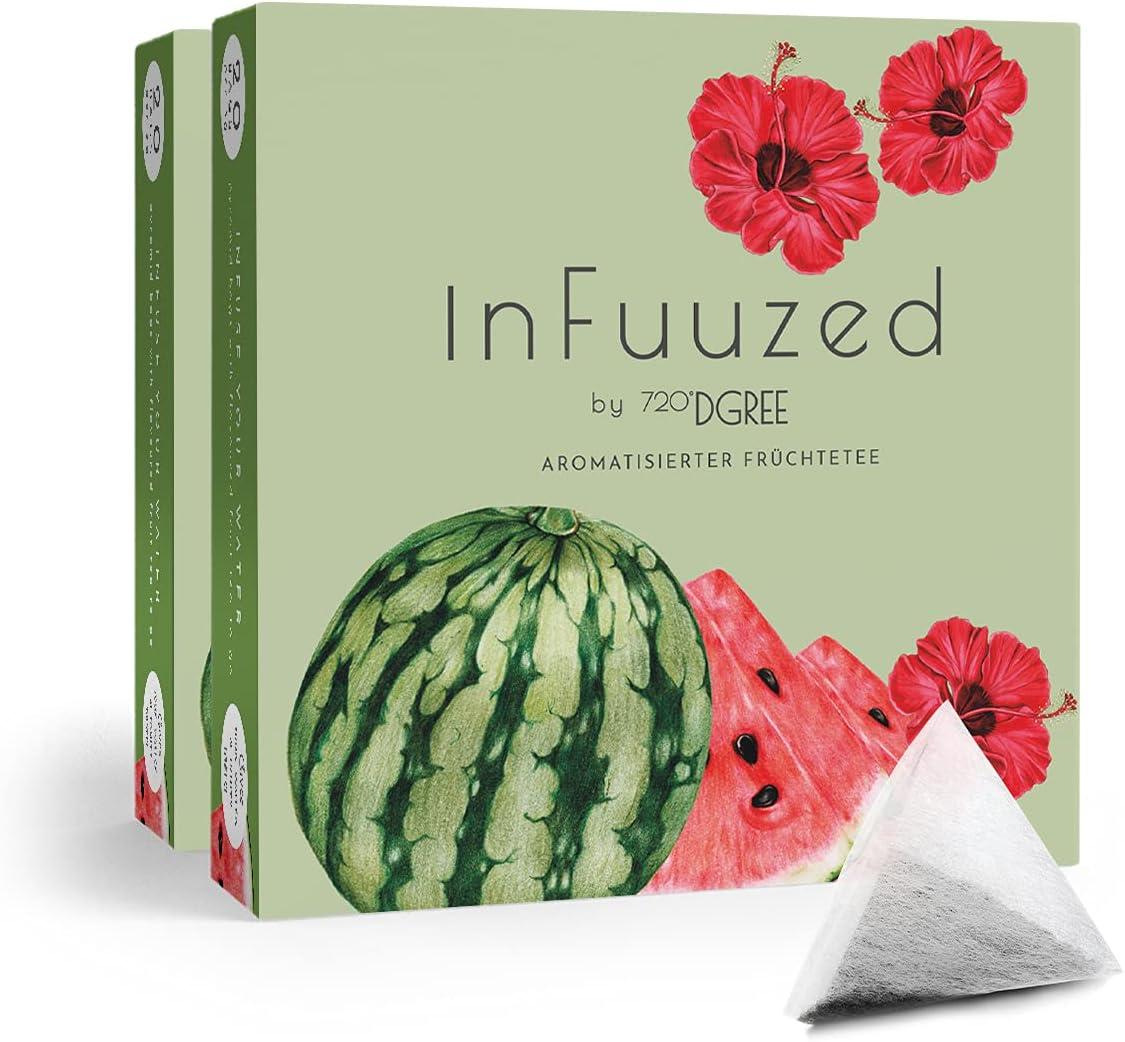 image720DGREE Got pour leau quotInFuuzedquot Paquet 5 Sortes Boisson froide sans Sucre et Calories Boissons naturellement dlicieuses pour ta gourde LAlternative aux limonade th glac siropMelon