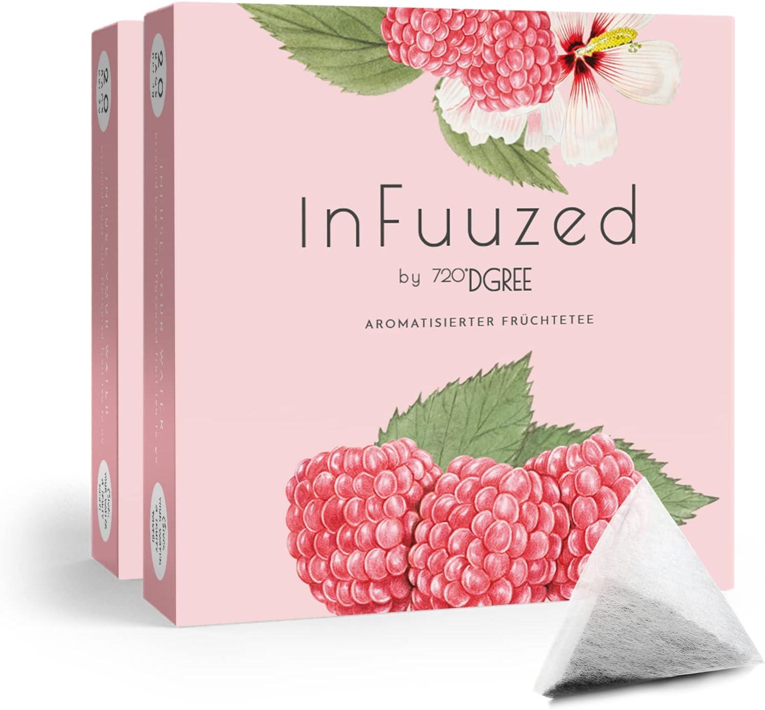 image720DGREE Got pour leau quotInFuuzedquot Paquet 5 Sortes Boisson froide sans Sucre et Calories Boissons naturellement dlicieuses pour ta gourde LAlternative aux limonade th glac siropFramboise