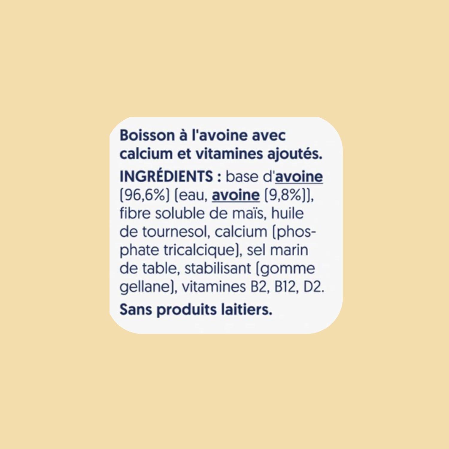 imageAlpro Boisson Vgtale Lait dAmande Grille Sans Sucres 1L Lot de 4x1LAvoine