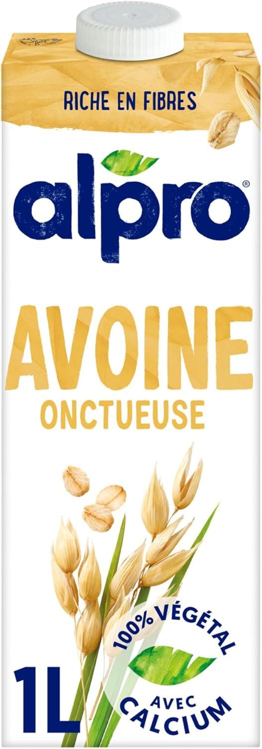 imageAlpro Boisson Vgtale Lait dAmande Grille Sans Sucres 1L Lot de 4x1LAvoine