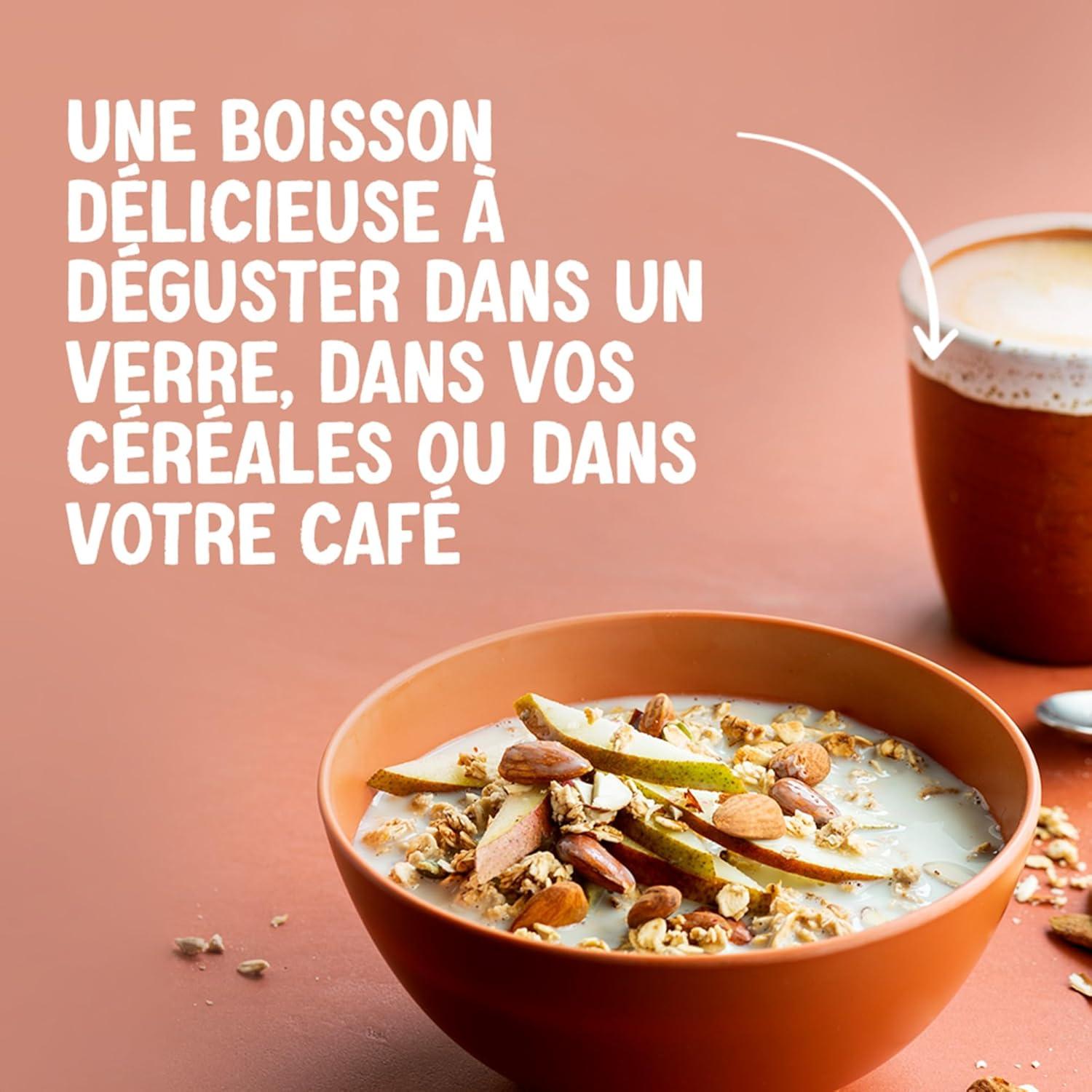 imageAlpro Boisson Vgtale Lait dAmande Grille Sans Sucres 1L Lot de 4x1LLait damande grille sans sucre