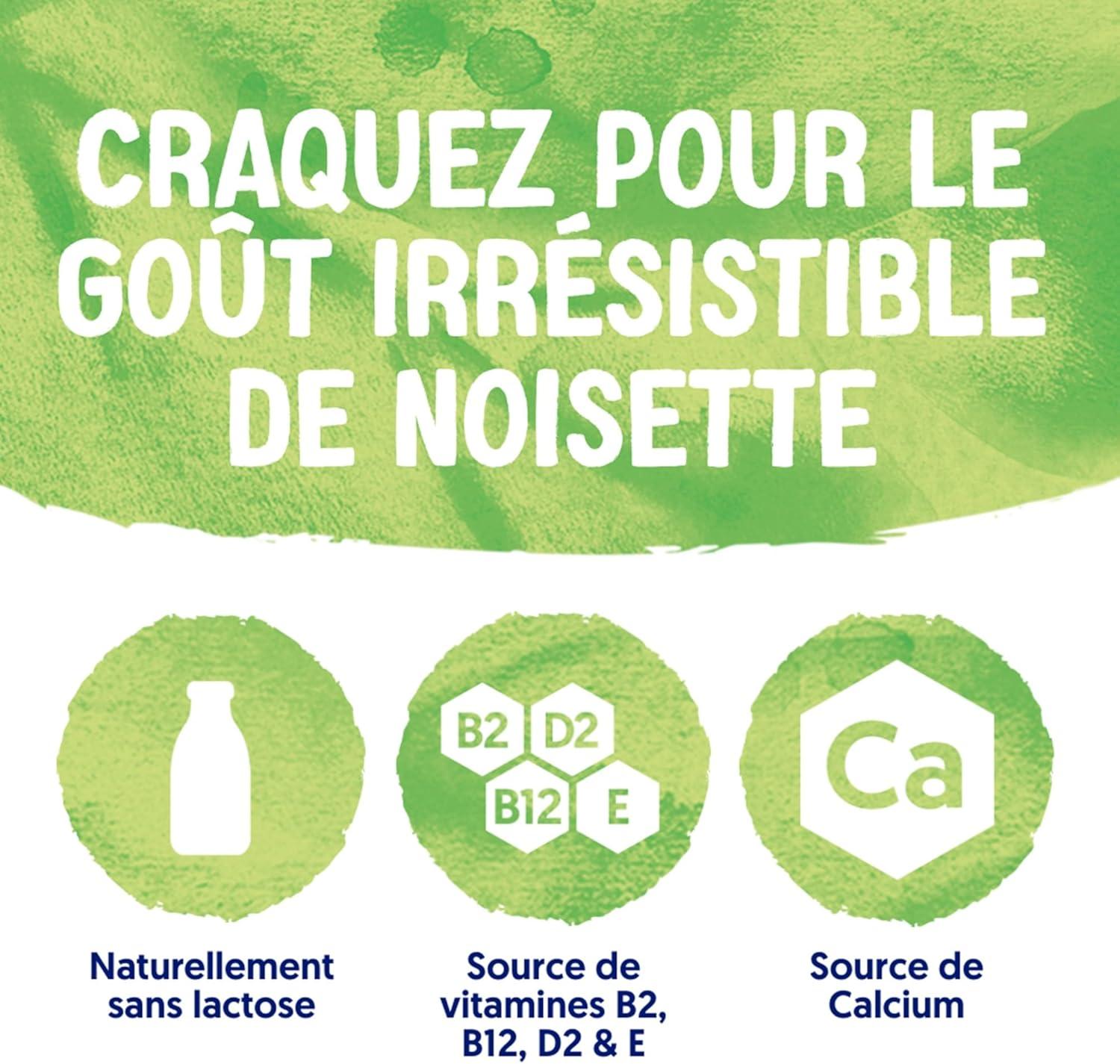 imageAlpro Boisson Vgtale Lait dAmande Grille Sans Sucres 1L Lot de 4x1LNoisette