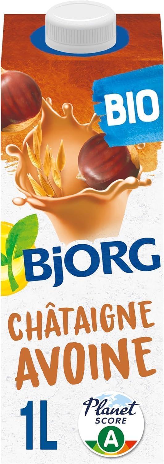 imageBJORG Boisson Avoine Boisson Vgtale Bio Sans Sucres Ajouts Pauvre En Matires Grasses Format Familial 3 x 1L1 l Lot de 1