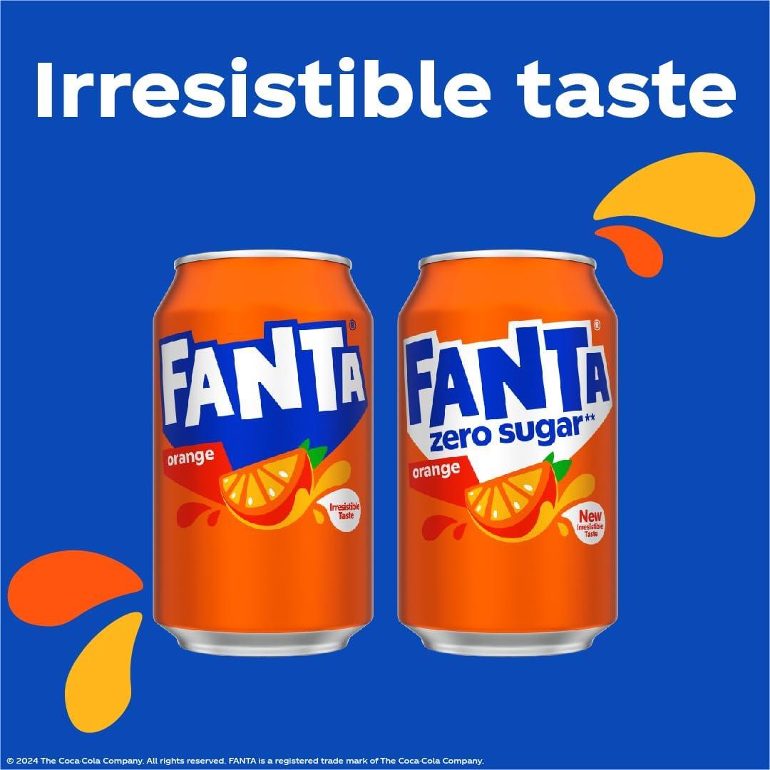 imageFanta Boisson orange douce du zro 330 ml 24 botesOrange