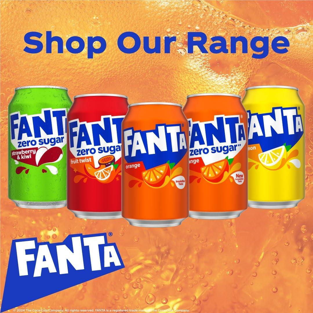 imageFanta Boisson orange douce du zro 330 ml 24 botesOrange