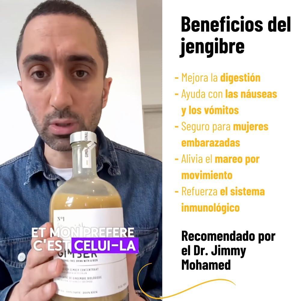 imageGIMBER N2 700 ml Brut Concentr de gingembre bio 50 de sucre en moins Sans alcool et naturel Boisson bio base de gingembre de yuzu et de thym citronn premium pour boissons et cocktails