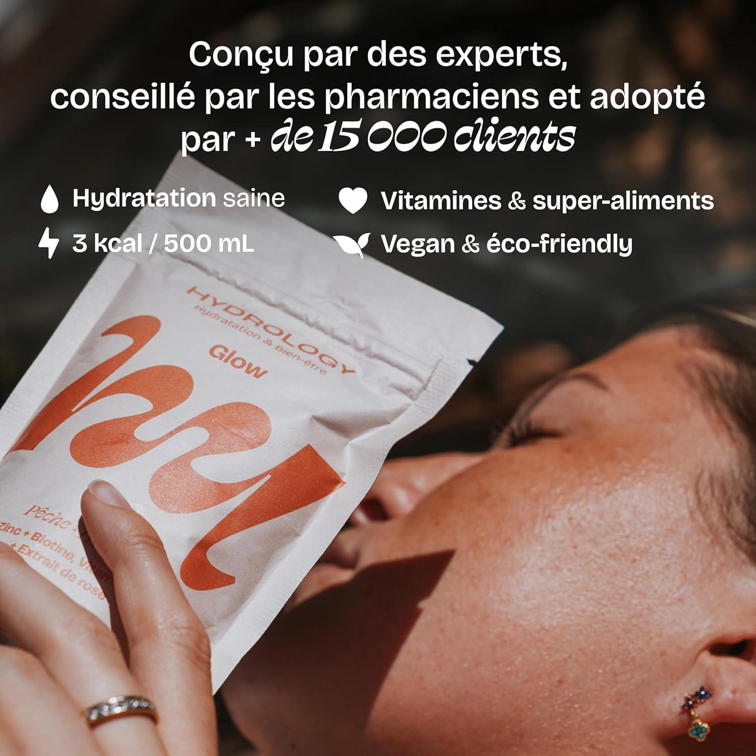 imageHYDROLOGY Eau Aromatise Pastilles sans sucre Boisson vitamine soutien immunitaire Hydratation quotidienne 15 pastilles effervescentes Vgan ampamp naturel Citron Vert Gingembre ImmunitPche Hibiscus