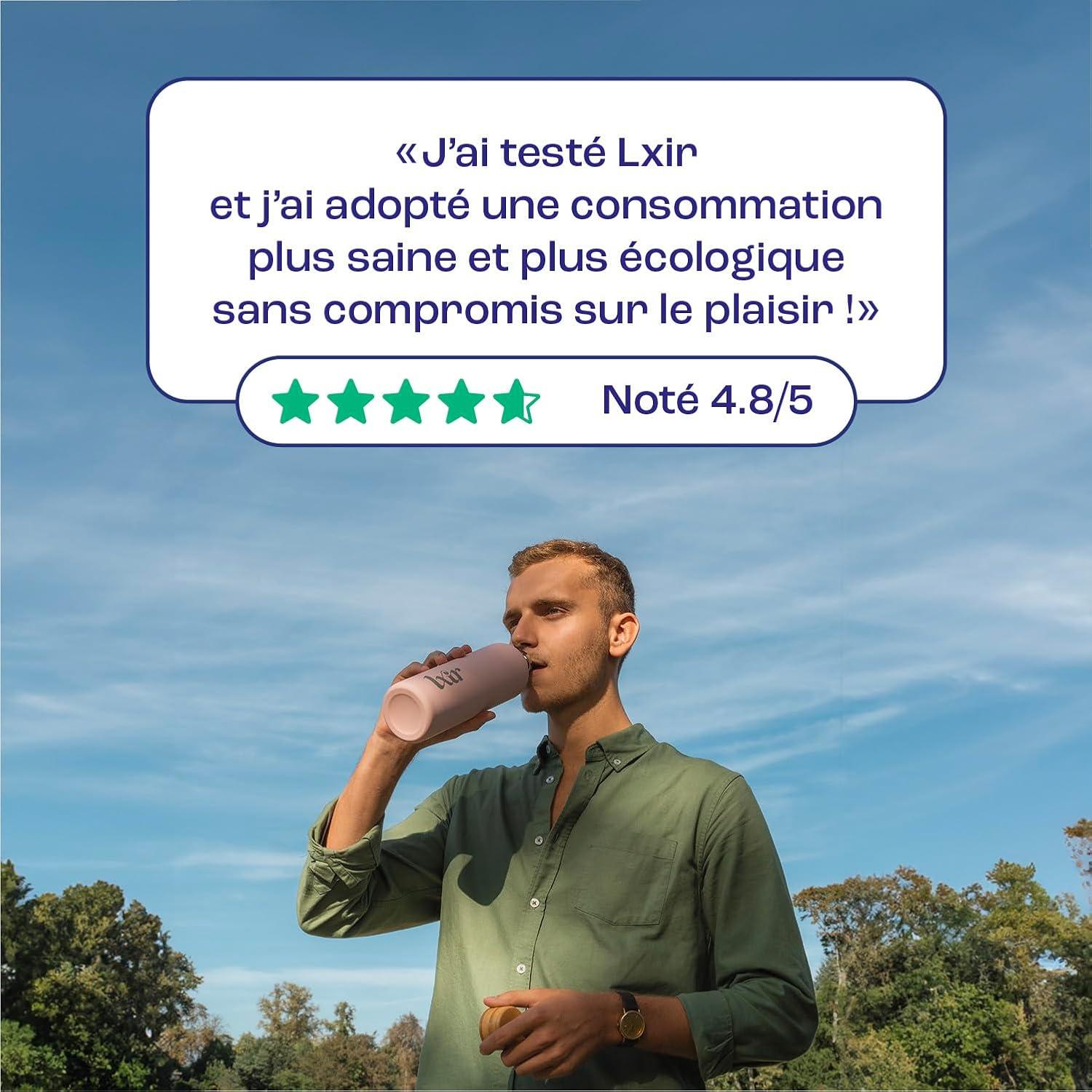 imageLXIR DRINK Eau aromatise en pastille sans sucre Boisson multivitamines Riche en vitamines C et B Hydratation quotidienne Beaut de la peau Vitalit 36 pastilles CitronPcheMentheCitronPecheMenthe