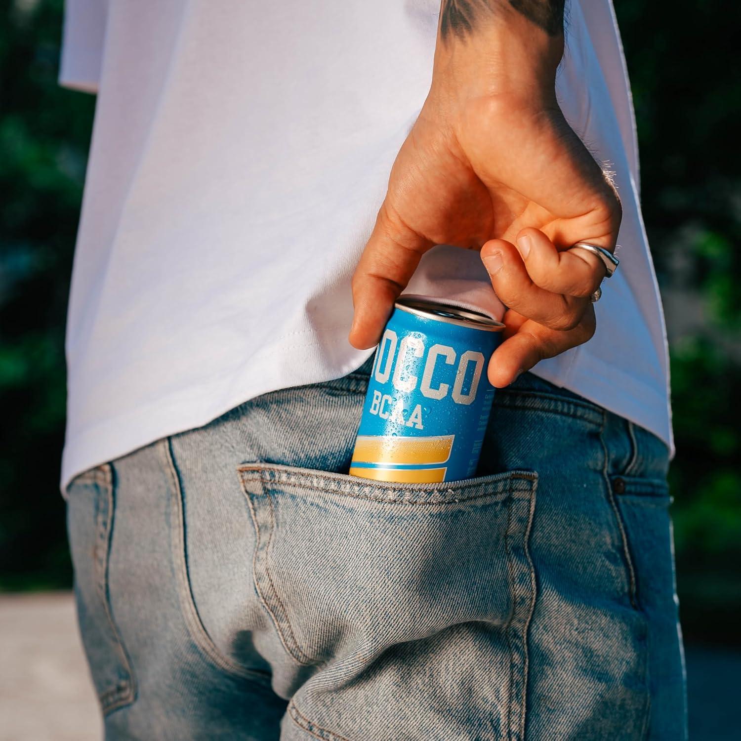 imageNOCCO Boisson nergissante got citron 180 mg cafine 24x330ml Boissons nergtiques Sans Sucre BCAA Limon Del SolLimon Del Sol
