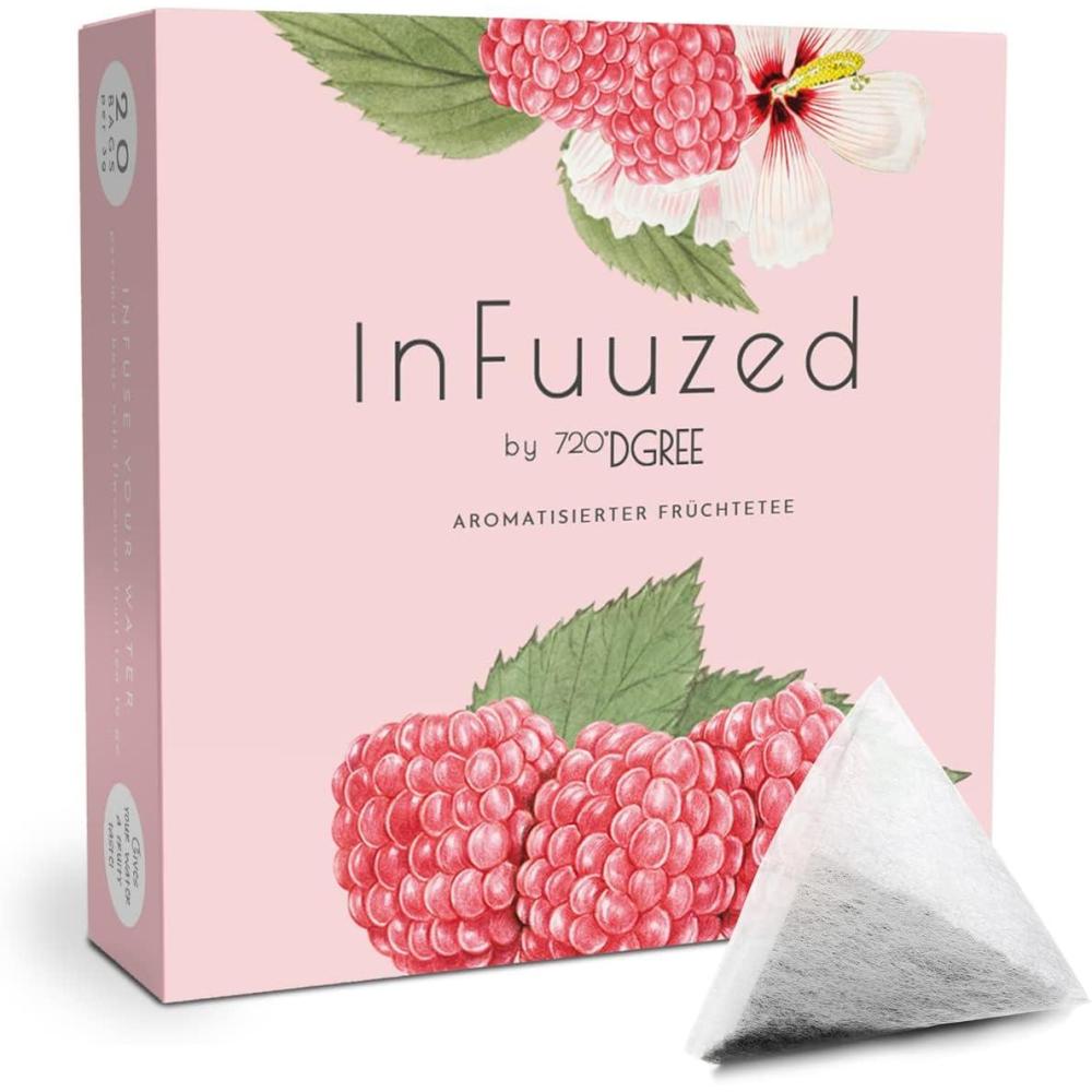 image720DGREE Got pour leau quotInFuuzedquot Paquet 5 Sortes Boisson froide sans Sucre et Calories Boissons naturellement dlicieuses pour ta gourde LAlternative aux limonade th glac siropFramboise