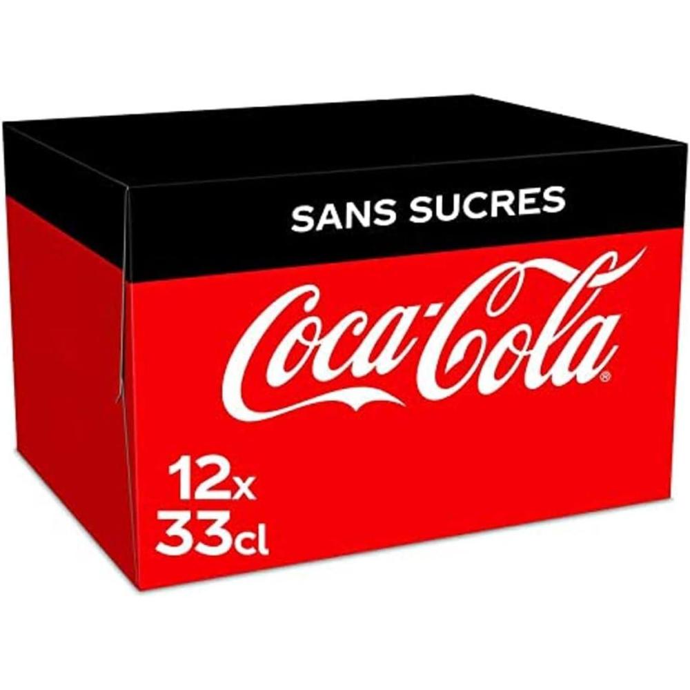 imageCocaCola Sans Sucres Bote 33CL x 12