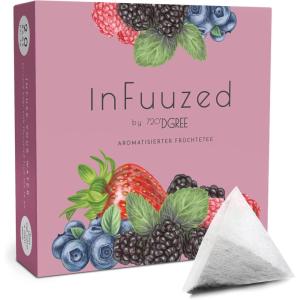 720°DGREE Goût pour l&rsquo;eau « InFuuzed » – Paquet 5 Sortes – Boisson froide sans Sucre et Calories – Boissons naturellement délicieuses pour ta gourde – L&rsquo;Alternative aux limonade, thé glacé, sirop(Fruits des Bois)