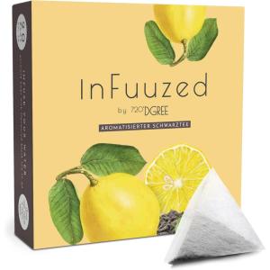 720°DGREE Goût pour l&rsquo;eau « InFuuzed » – Paquet 5 Sortes – Boisson froide sans Sucre et Calories – Boissons naturellement délicieuses pour ta gourde – L&rsquo;Alternative aux limonade, thé glacé, sirop(Thé glacé Citron)