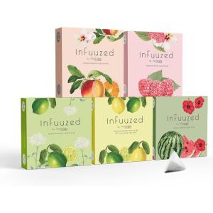 720°DGREE Goût pour l&rsquo;eau « InFuuzed » – Paquet 5 Sortes – Boisson froide sans Sucre et Calories – Boissons naturellement délicieuses pour ta gourde – L&rsquo;Alternative aux limonade, thé glacé, sirop(Coffret d&rsquo;essai : 5 variétés)