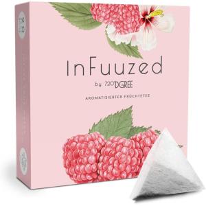 720°DGREE Goût pour l&rsquo;eau « InFuuzed » – Paquet 5 Sortes – Boisson froide sans Sucre et Calories – Boissons naturellement délicieuses pour ta gourde – L&rsquo;Alternative aux limonade, thé glacé, sirop(Framboise)