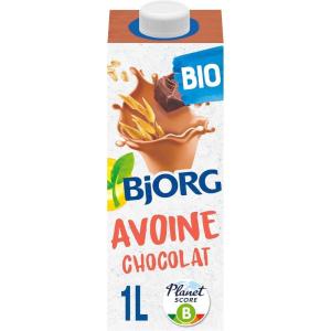 BJORG – Boisson Avoine – Boisson Végétale Bio – Sans Sucres Ajoutés – Pauvre En Matières Grasses – Format Familial – 3 x 1L(1 l (Lot de 6))